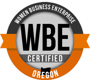 Logo for Business Oregon: Women Business Certified