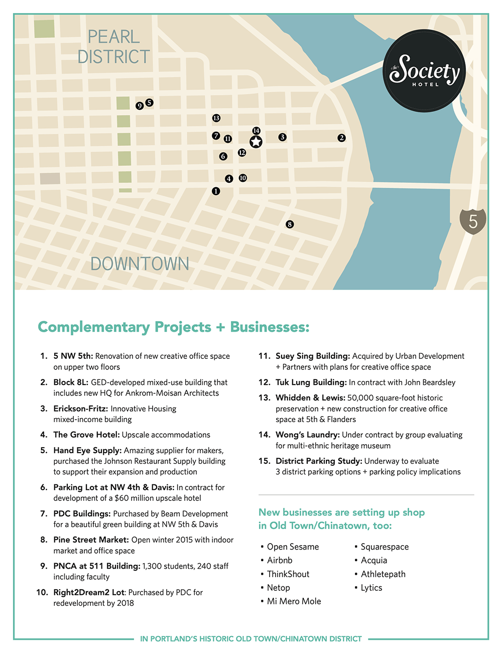 Society Hotel Press Kit Map