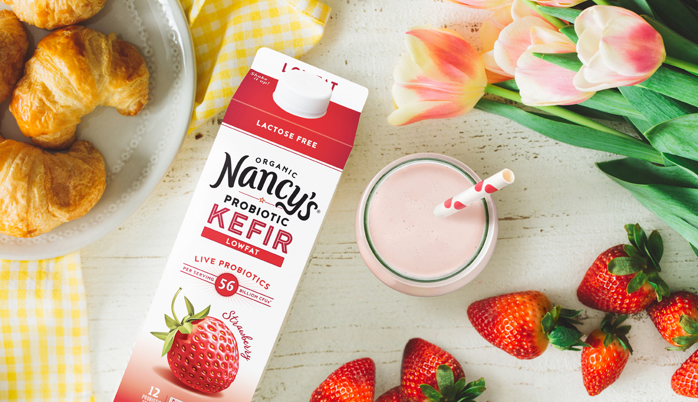 Nancys Organic Lowfat Kefir Strawberry Lifestyle