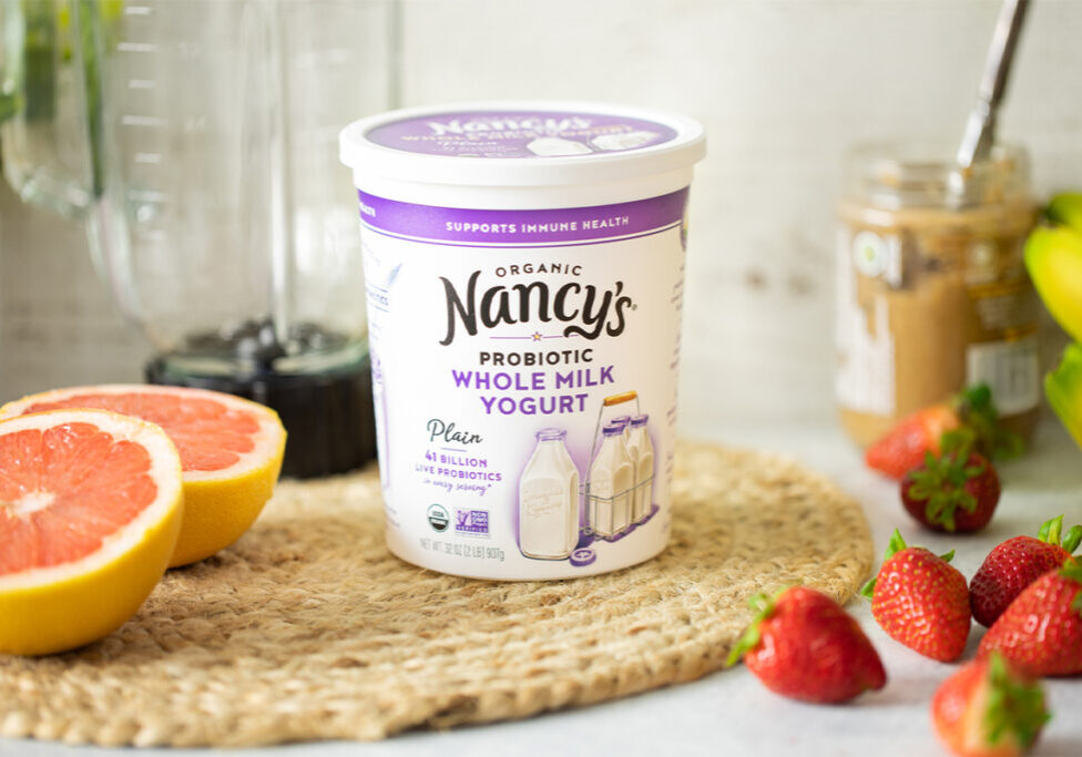 Nancys Organic Whole Milk Yogurt Plain Smoothie Lifestyle